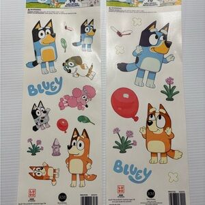 Dog Stickers Named: Bluey Stickers of 2 sheets
